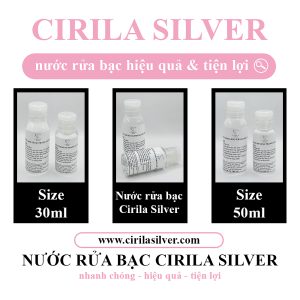 nước rữa bạc Cirila Silver